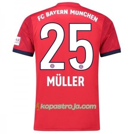 Billiga Fotbollströjor FC Bayern München Muller 25 Hemma tröja 2018/19 Kortärmad